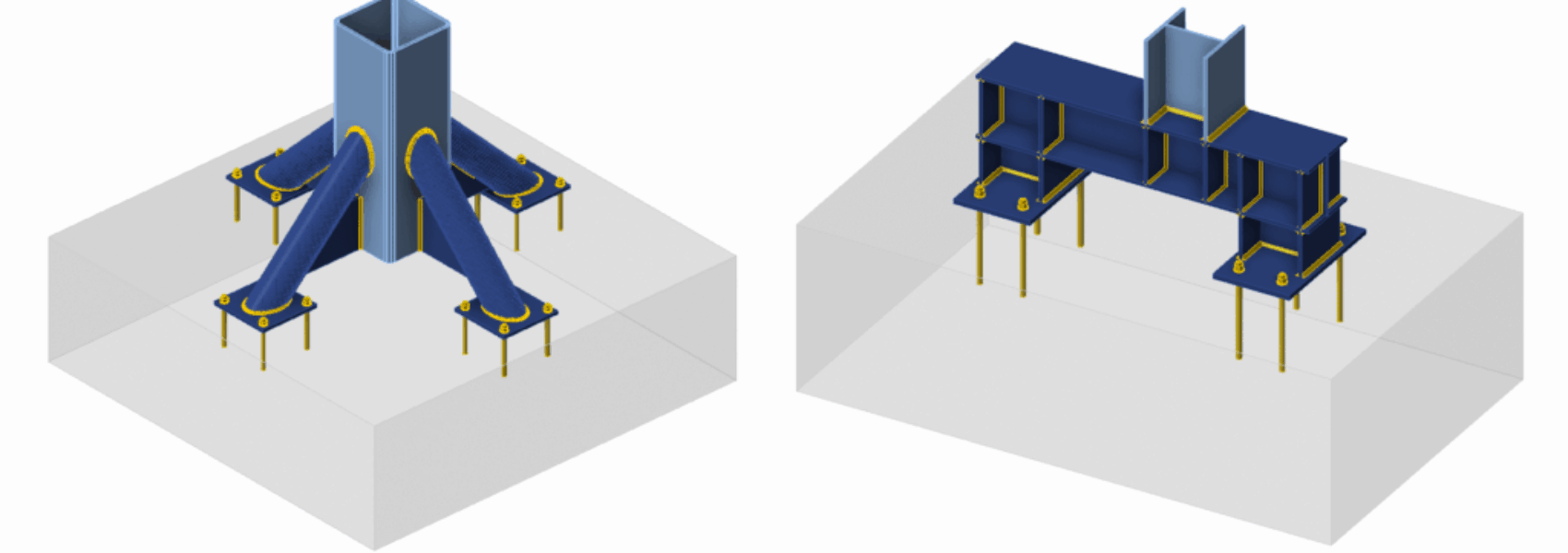 Multiple base plates on one block 0