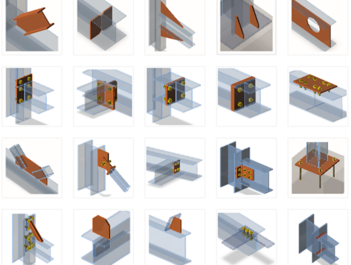 Structural design of steel connection - Analysis model